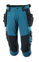 MASCOT -ADVANCED-¾ Length Trousers with kneepad pockets and holster pockets